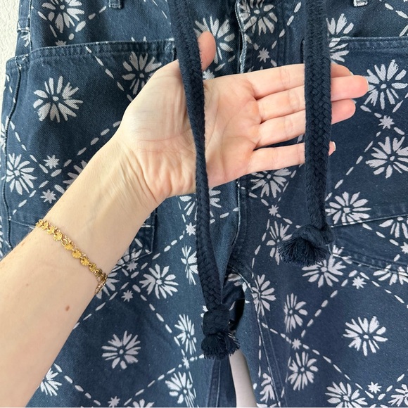 We The Free Moxie Printed Low-Slung Barrel Jeans in Wallpaper Geo SZ 26 - Picture 5 of 8